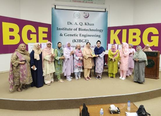 Shield presentation to Prof Farah Iqbal