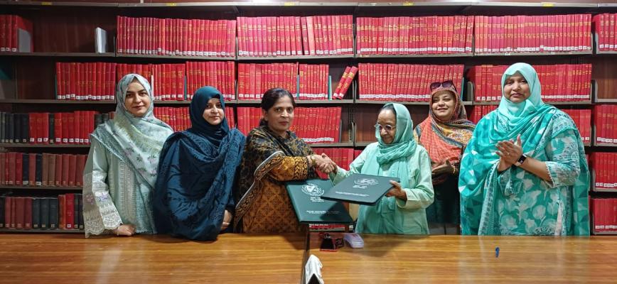 OWSD Pakistan National Chapter signed a Memorandum of Understanding