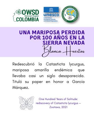 Descripcion de los aportes de Blanca Huertas