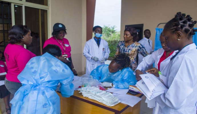 Medical test during the programme