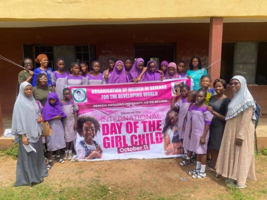 These are the JSS II student of Ife Girls High School.