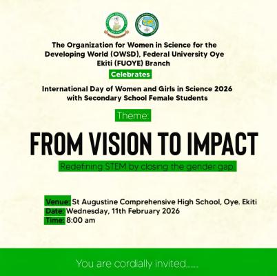 Poster of event OWSD FUOYE