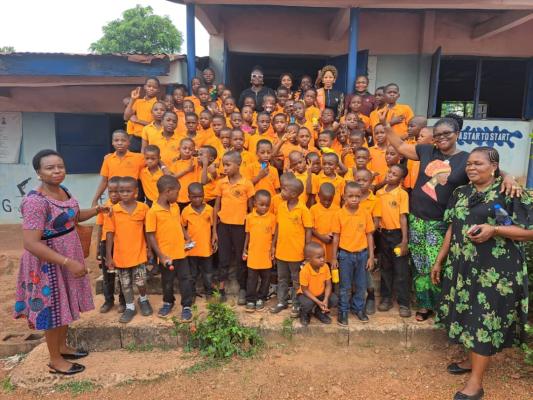 School outreach by OWSD IMT