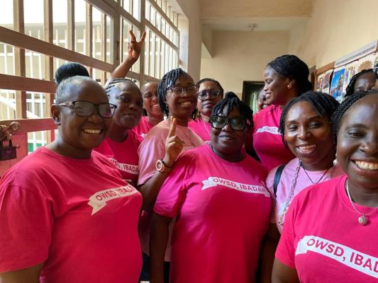 Group photograph of some members of OWSD Ibadan