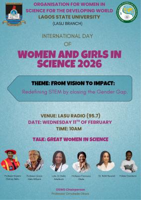 Poster of event from OWSD LASU