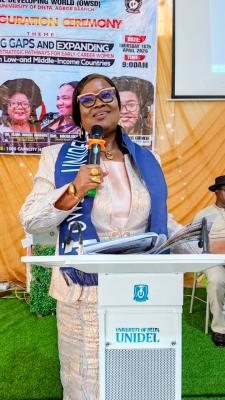 Prof. Stella Chiemeke at the event.