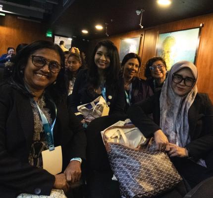 Time to mingle between sessions