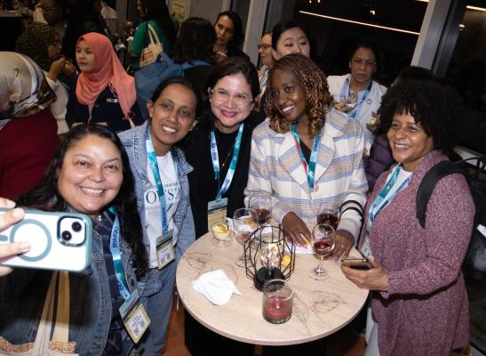 Time to mingle between sessions