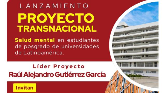 La imagen representa la invitación al lanzamiento del proyecto transnacional