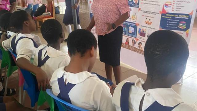 A Post Graduate student explaining the different science subject and the prospective career