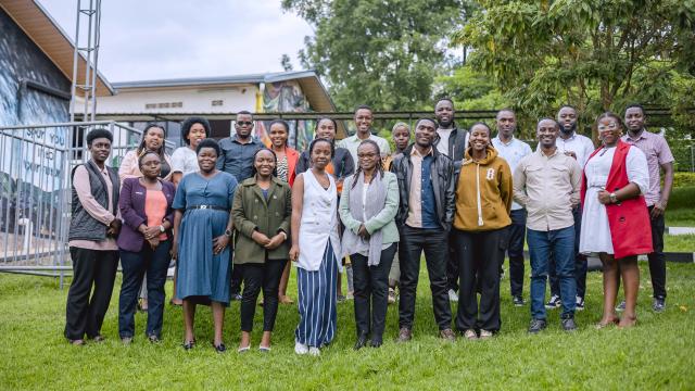 Members of the Pilot Project in Data Collection and Analysis from the OWSD Rwanda National Chapter
