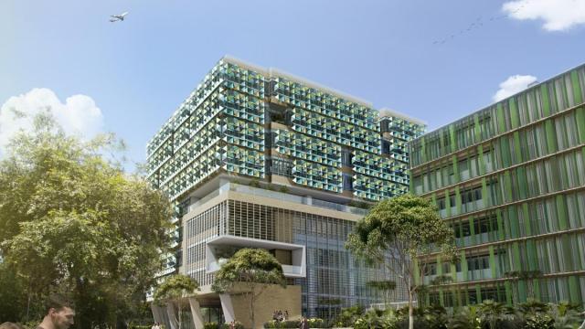 Modern building