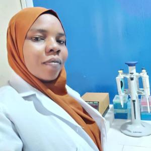 Image of Dr Kabirat taken in the Lab