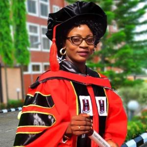 Portrait of Dr Ujunwa Felicia Nwachukwu, a lecturer in Food and Industrial Microbiology.