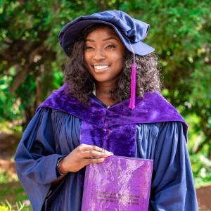 "The day of my PhD thesis defense: a moment of pride, gratitude, and accomplishment, marking the successful culmination of years of hard work, perseverance, and dedication." 🎓💜