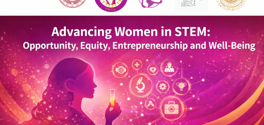 National workshop on Advancing Women in STEM: Opportunity, Equity, Entrepreneurship, and Well-Being 