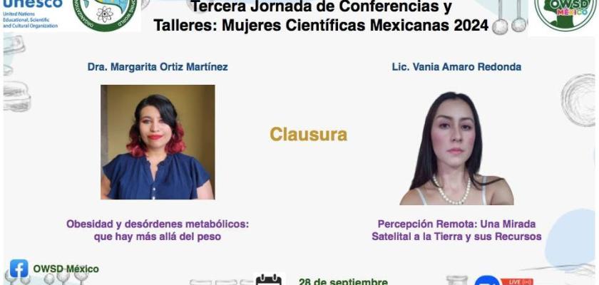 Tercera Jornada de Conferencias y Talleres: científicas mexicanas 2024