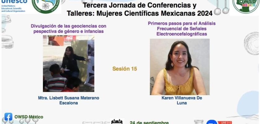 Tercera Jornada de Conferencias y Talleres: científicas mexicanas 2024