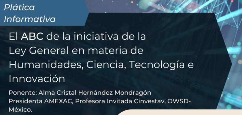 "El ABC de la iniciativa de la Ley General en materia de Humanidades, Ciencia, Tecnología e Innovación"