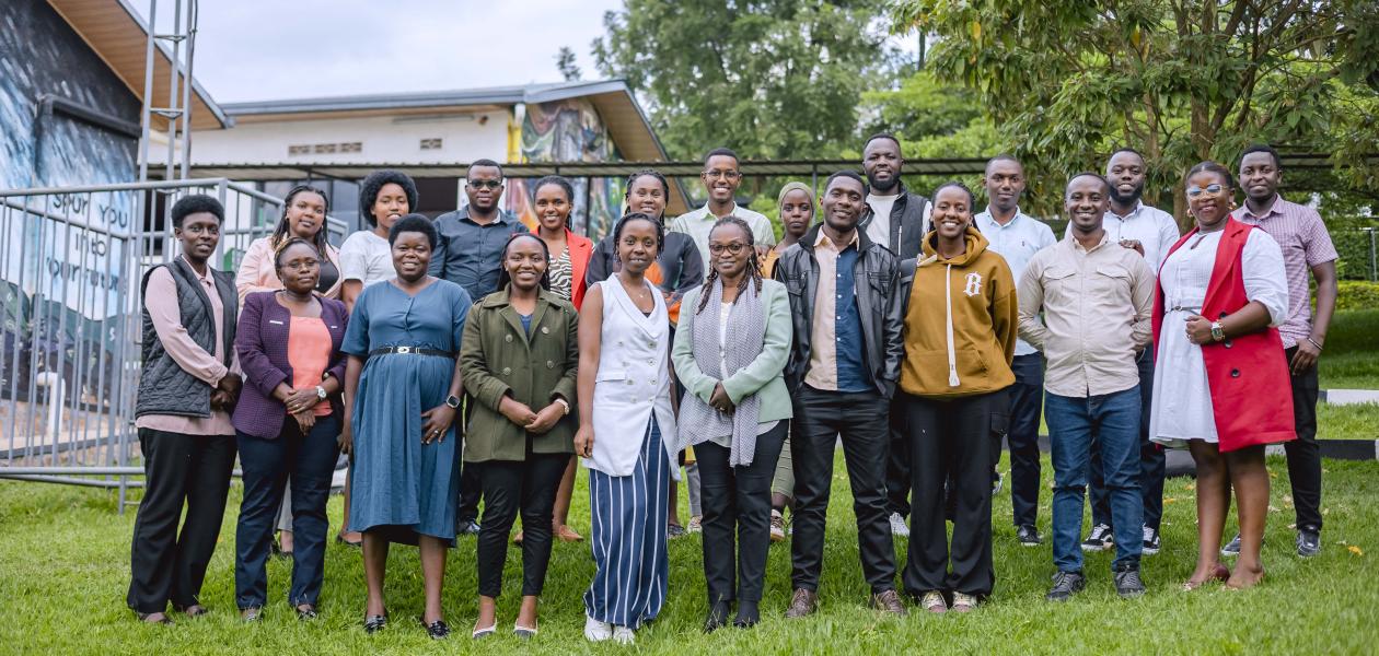 OWSD members in Rwanda pose for a group photograph 