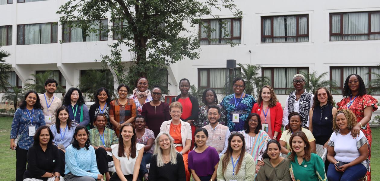 OWSD members gather for a workshop in Nepal